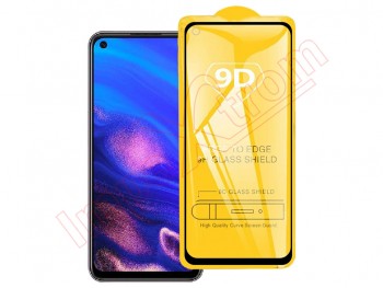 9H 9D flexible tempered glass screen protector with black frame for Oppo K9s, PERM10