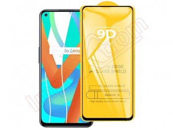 9H 9D tempered glass screen protector with black frame for Oppo Realme V13 5G