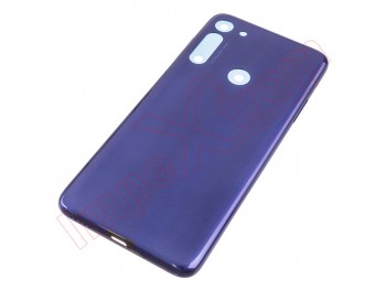 Tapa de batería Service Pack azul (neon blue) para Motorola Moto G8, XT2045-1