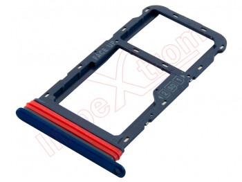Neon blue Dual SIM / micro SD tray for Motorola Moto G8, XT2045-1