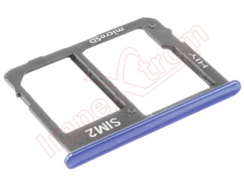 Bandeja microSD azul para Samsung Galaxy J6 Plus (J610F) / Galaxy J4 Plus (J415)