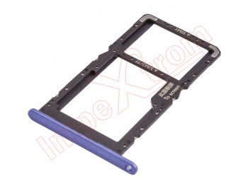 Bandeja Dual SIM azul (crystal blue) para Huawei Nova Y70, MGA-LX9