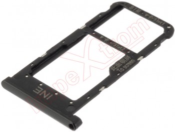 Bandeja Dual SIM/Micro SD negra para Huawei P Smart Plus (INE-LX1)