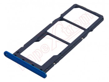 Bandeja Dual SIM/SD azul para Huawei Y7 2019 / Y7 2019 Pro