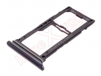 Black SIM and microSD tray for LG G8s Thinq (LM-G810EAW)