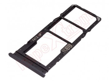 Tray for Dual SIM black (matte charcoal) for Motorola Moto G23, XT2333
