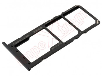 Bandeja Dual SIM + MicroSD negro mistero "Mystery black" para Oppo A31, CPH2015