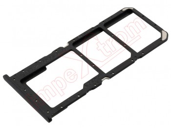 Bandeja Dual SIM + MicroSD negro eléctrico "Electric black" para Oppo A53 4G 2020, CPH2127, CPH2131