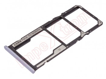 Dual SIM + microSD tray silver for Xiaomi Poco M4 5G, MZB0BRZIN