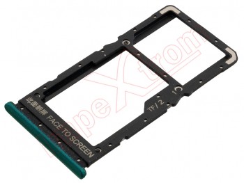 Aurora green Dual SIM / micro SD tray for Xiaomi Redmi Note 10 5G, M2103K19G, M2103K19C