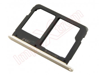 Golden Micro SD and single SIM tray for Samsung Galaxy A3, A310F (2016).