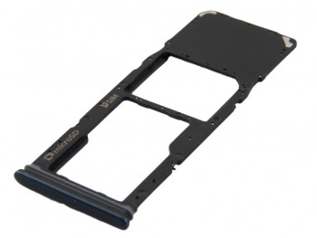 Bandeja Dual SIM/SD negra para Samsung A9, SM-A920F