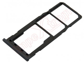 Charcoal black Dual SIM + micro SD tray for Samsung Galaxy M10, SM-M105