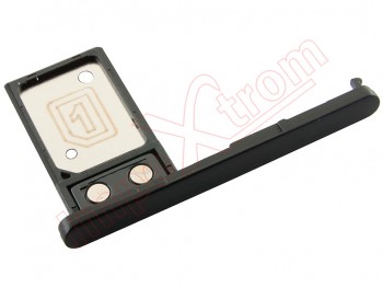 Bandeja single SIM negra para Sony Xperia L2, H3311 / H3321