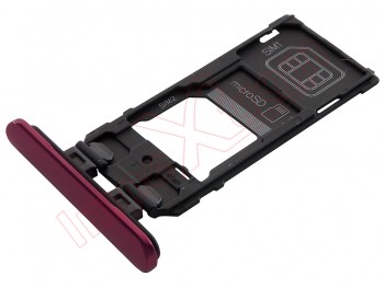 Red Dual SIM / micro SD tray for Sony Xperia 5, J8210 / J8270 / J9210 / J9260