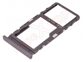 Tray for SIM card + memory card/transflash starlight black for TCL 40R, T771H