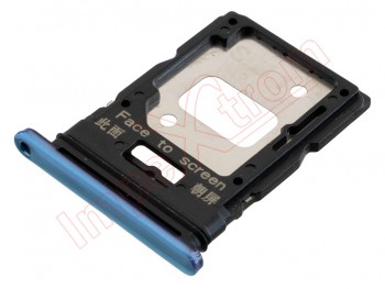 Bubblegum Blue (Jazz Blue) Dual SIM / micro SD tray for Xiaomi Mi 11 Lite 4G, M2101K9AG