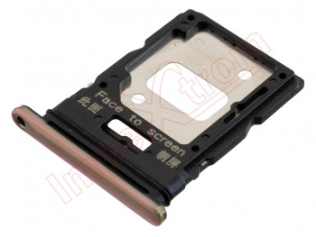 Peach Pink (Tuscany Coral) Dual SIM / micro SD tray for Xiaomi Mi 11 Lite 4G, M2101K9AG