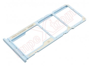 Tray for Dual SIM aqua blue for Xiaomi Redmi A2, 23028RN4DG