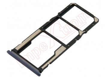 Bandeja Dual SIM + microSD negra / gris carbón "Carbon grey" para Xiaomi Redmi 9, M2004J19G, M2004J19C