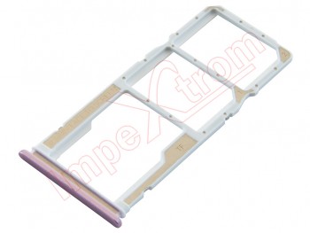 Pink Dual SIM + micro SD tray for Xiaomi Redmi 9, M2004J19G, M2004J19C