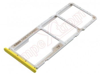Yellow Dual SIM + MicroSD tray for Xiaomi Redmi Note 11