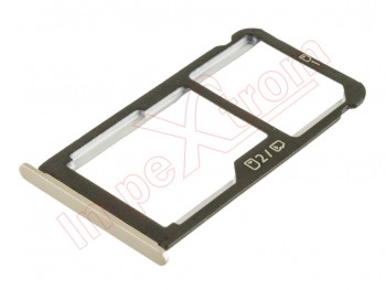 Gold Dual SIM/SD tray for ZTE Blade V8