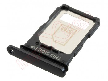 Bandeja de tarjeta single SIM negra interestelar "Interstellar Black" para Motorola Edge 40 Pro