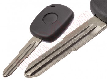 Producto Genérico - Carcasa de la llave Nissan para transponders TPX y varios 4C-4D, con espadín desmontable