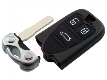 Producto genérico - Telemando 3 botones 433MHz llave inteligente "Smart key" para Alfa Romeo 159, con espadín