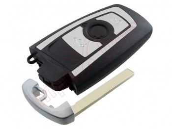 Producto Genérico - Telemando de 3 botones 433MHz FSK "smart key" llave inteligente para BMW, con espadín