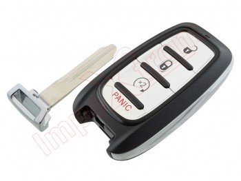 Producto genérico - Telemando 4 botones 433 Mhz 68238689 llave inteligente "Smart Key" con Proximity para Chrysler Pacifica, con espadín de emergencia