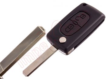Generic product - Compatible remote control for Citroen JUMPY III / C8 / 807, AN / AL / AJ / AH, 2 buttons