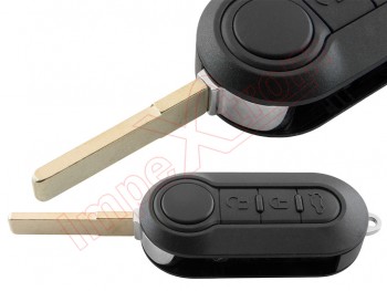 Generic product - Remote control 3 buttons 433.92MHz FSK (Delphi BSI) for Fiat, with folding blade