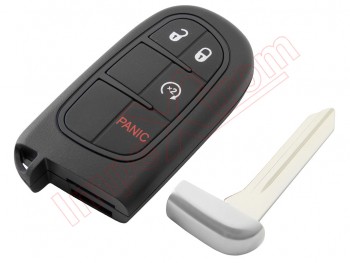 Producto genérico - Telemando 4 botones 433 Mhz ASK GQ4-54T Smart key para Jeep Cherokee