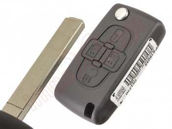 Remote control compatible for Peugeot 1007 6554GQ