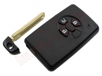 Producto genérico - Telemando 3 botones llave inteligente "Smart Key" 433 Mhz ASK 0111 B51EA para Toyota Auris, con espadín de emergencia