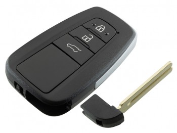 Producto genérico - Telemando 3 botones 434.1/434.5MHz B2T2K2R llave inteligente "Smart Key" para Toyota RAV4, con espadín de emergencia