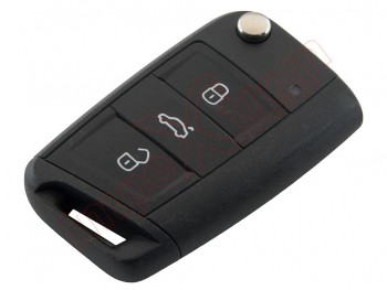 Generic product - Remote control 3 buttons 434 Mhz 2G6 959 752 for Volkswagen Polo, without blade