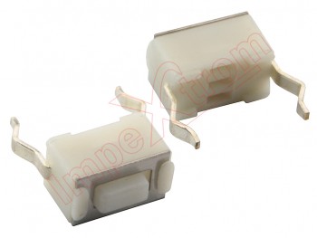 Tactile switch 6x3.5x4.3mm 260 gf 2.5N 50mA 12VDC SPST side hold