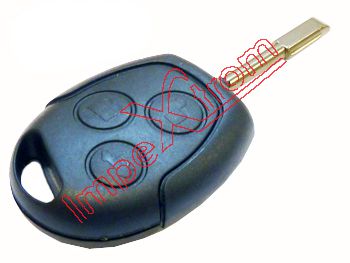 Telemando genérico compatible para Ford Mondeo, 3 botones, 433Mhz