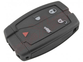 Producto Genérico - Telemando de 5 botones para Land Rover a 433 Mhz ASK con transponder ID46 y espadín de emergencia