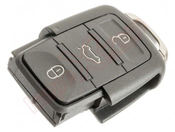 Remote control compatible for VW Volkswagen, Seat, Skoda 1J0 959 753 DA AH, 3 buttons