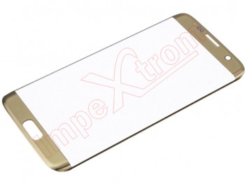 Ventana externa genérica dorada para Samsung Galaxy S7 Edge, G935