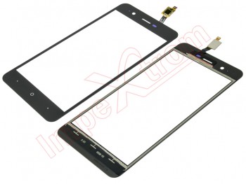 Black touch screen window for Wiko Harry